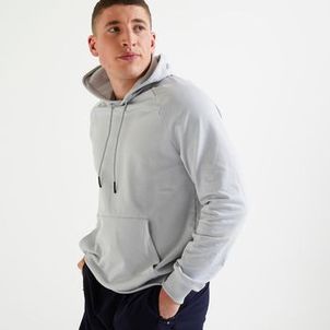 Moletom Masculino de Treino 100 Domyos Cinza