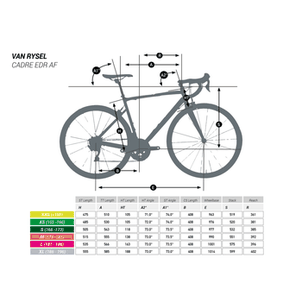 Bicicleta de Ciclismo Estrada EDR AF Van Rysel