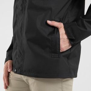 Jaqueta Masculina Trilha 500 Impermeável Quechua Preto