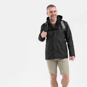 Jaqueta Masculina Trilha 500 Impermeável Quechua Preto