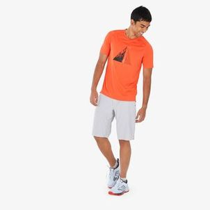 Camiseta Masculina Trilha Trekking MH 500 Quechua Laranja