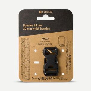 Fivela de Mochila de Trilha Reparação Correia de 20mm Pin Lock Duplo Decathlon