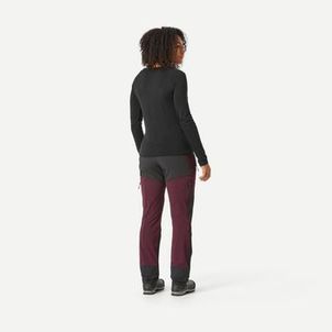 Calça Feminina Trilha Trekking MT 900 Impermeável Roxo