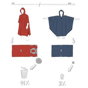 Poncho de Chuva de Trekking Regular Forclaz