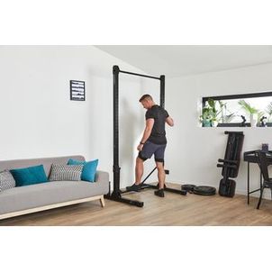Rack de Musculação Dobrável e Compacto Fold para Agachamentos e Trações Domyos