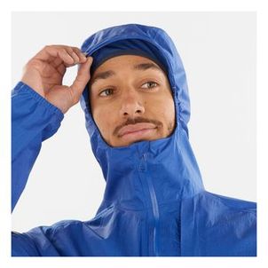 Jaqueta Salomon Bonatti Waterproof Impermeável Corta Vento Masculina Azul