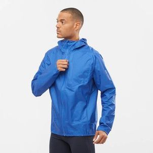 Jaqueta Salomon Bonatti Waterproof Impermeável Corta Vento Masculina Azul