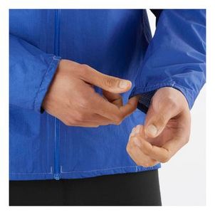 Jaqueta Salomon Bonatti Waterproof Impermeável Corta Vento Masculina Azul