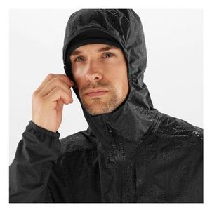 Jaqueta Salomon Bonatti Waterproof Impermeável Corta Vento Masculina Preto