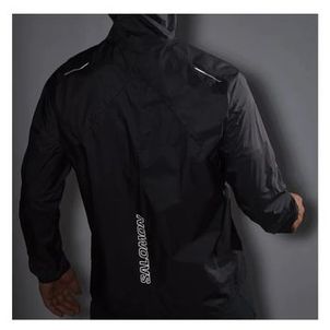 Jaqueta Salomon Bonatti Waterproof Impermeável Corta Vento Masculina Preto