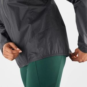 Jaqueta Salomon Bonatti Waterproof Impermeável Corta Vento Feminina Preto