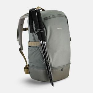 Mochila trilha 500 Arpenaz 30 litros cinza bolso térmico Quechua