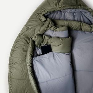 Saco de Dormir de Trekking MT500 0ºC Sintetico Forclaz