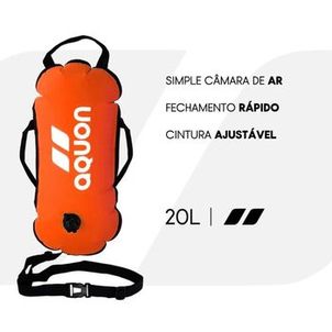 Boia de Sinalização Natação Aquon 20L Apoio e Segurança em Águas Abertas