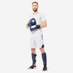 Caneleiras/Proteções de Pés de Muay Thai, Kickboxing e MMA Adulto Azul