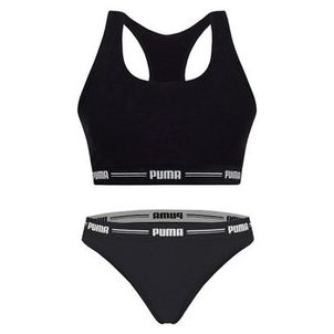 Kit Puma Top Nadador + Calcinha Biquíni Feminino