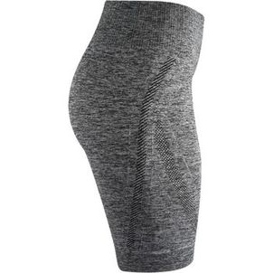BERMUDA FEMININA SEM COSTURA DE YOGA CINZA MESCLA
