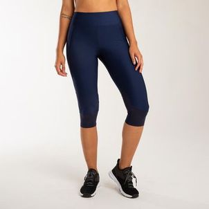 Calça Feminina de Treino Capri Básica Mesh 120 Domyos