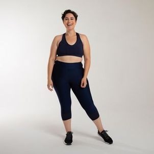 Calça Feminina de Treino Capri Básica Mesh 120 Domyos