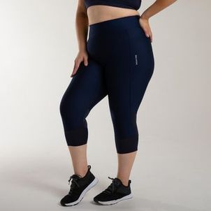 Calça Feminina de Treino Capri Básica Mesh 120 Domyos
