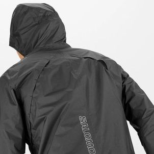 Jaqueta Salomon Bonatti Waterproof II Impermeável Corta Vento Masculina Preto