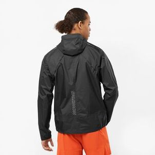 Jaqueta Salomon Bonatti Waterproof II Impermeável Corta Vento Masculina Preto
