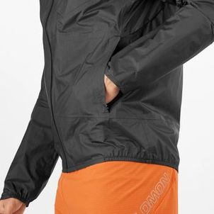 Jaqueta Salomon Bonatti Waterproof II Impermeável Corta Vento Masculina Preto