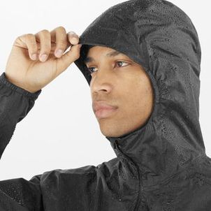 Jaqueta Salomon Bonatti Waterproof II Impermeável Corta Vento Masculina Preto
