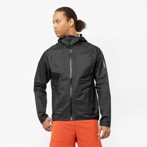 Jaqueta Salomon Bonatti Waterproof II Impermeável Corta Vento Masculina Preto