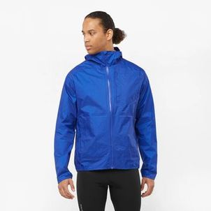 Jaqueta Salomon Bonatti Waterproof II Impermeável Corta Vento Masculina Azul