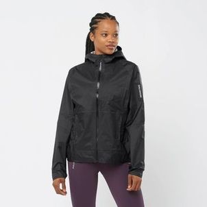Jaqueta Salomon Bonatti Waterproof II Impermeável Corta Vento Feminina Preto