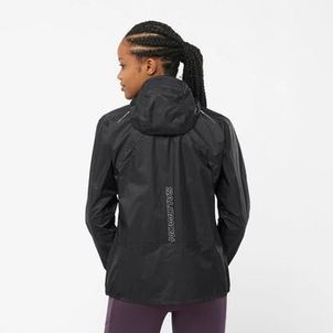 Jaqueta Salomon Bonatti Waterproof II Impermeável Corta Vento Feminina Preto