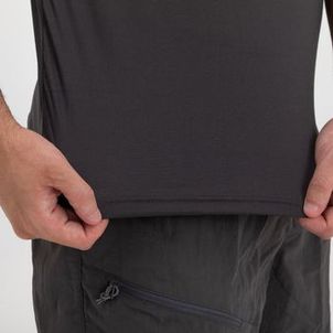 Camiseta Masculina Trilha MH 100 Quechua Chumbo