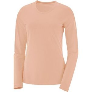 Camiseta Feminina Trilha Trekking Xa Sonic Manga Longa Salomon Coral
