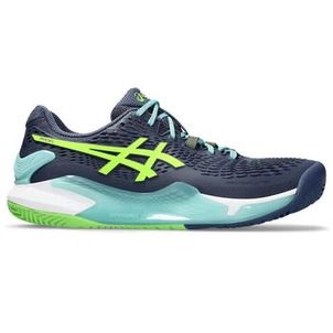 Tênis Asics Gel-Resolution 9 Padel  - Marinho e Verde