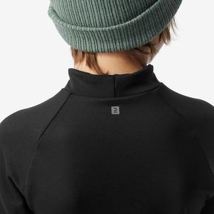 Blusa Segunda Pele Infantil Ski 500 Timeless Térmica Preta