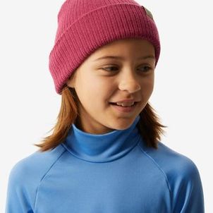 Blusa Segunda Pele Infantil Ski 500 Gola Térmica Azul
