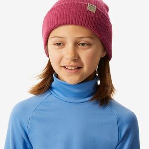 Blusa Segunda Pele Infantil Ski 500 Gola Térmica Azul