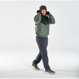 Jaqueta Masculina Trilha 100 Impermeável Térmica Quechua Verde