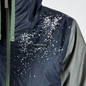 Jaqueta Masculina Trilha 100 Impermeável Térmica Quechua Verde