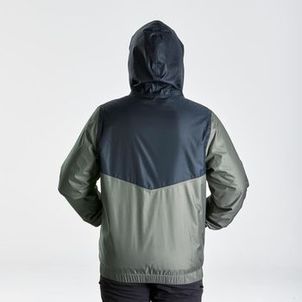 Jaqueta Masculina Trilha 100 Impermeável Térmica Quechua Verde