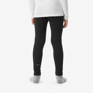 Calça Segunda Pele Infantil Ski 500 Timeless Térmica Preta