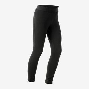 Calça Segunda Pele Infantil Ski 500 Timeless Térmica Preta