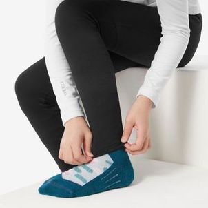 Calça Segunda Pele Infantil Ski 500 Timeless Térmica Preta