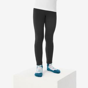 Calça Segunda Pele Infantil Ski 500 Timeless Térmica Preta