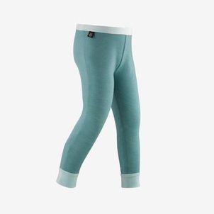 Calça Segunda Pele Baby Ski 900 Merino Térmica Azul