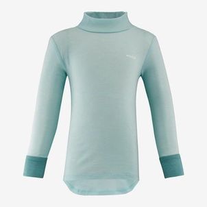 Blusa Segunda Pele Baby Ski 900 Merino Térmica Turquesa
