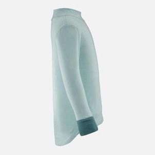 Blusa Segunda Pele Baby Ski 900 Merino Térmica Turquesa