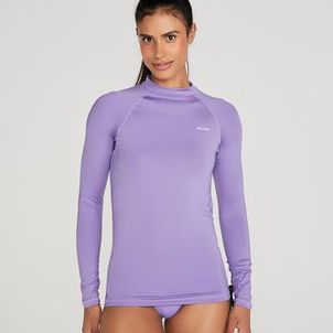 Camiseta Manga Longa feminina Proteção Solar 100 Olaian