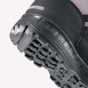 Botas Infantil de Trilha Impermeável  Quechua Cinza-escuro